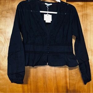 American Eagle Outfitters Black Blouse